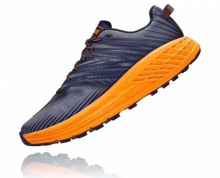 HOKA SPEEDGOAT 4 Black Iris/Bright Marigold