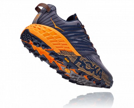 HOKA SPEEDGOAT 4 Black Iris/Bright Marigold