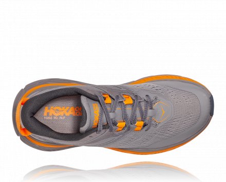 HOKA STINSON ATR 6 Frost Gray/Bright Marigold 