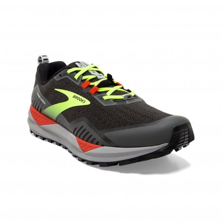 BROOKS Cascadia 15 Black/Raven/Cherry Tomato   