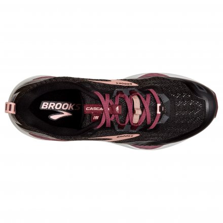 BROOKS Cascadia 15 W Black/Ebony/Coral Cloud  