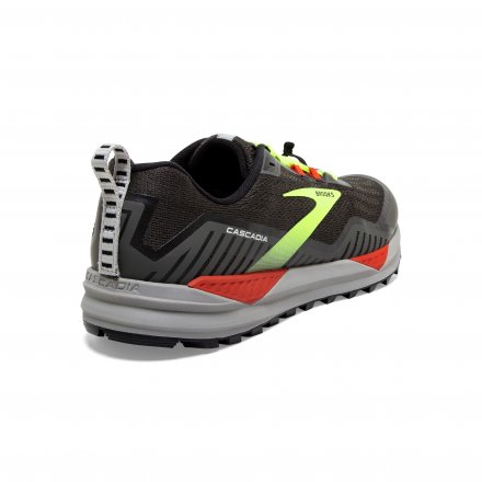 BROOKS Cascadia 15 Black/Raven/Cherry Tomato   