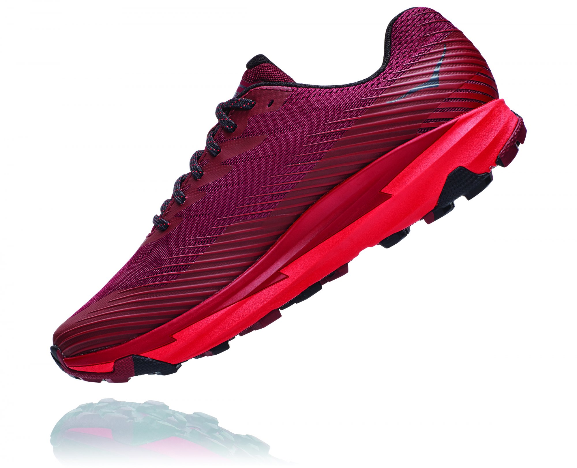 HOKA TORRENT 2 Cordovan/High Risk Red