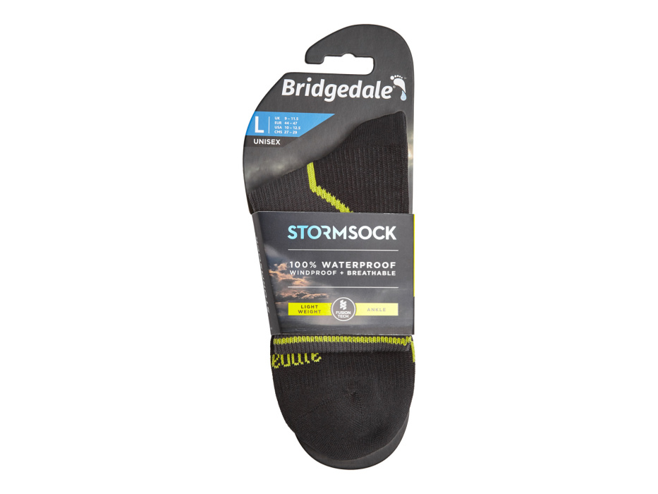 BRIDGEDALE STORM SOCK LIGHTWEIGHT ANKLE Black