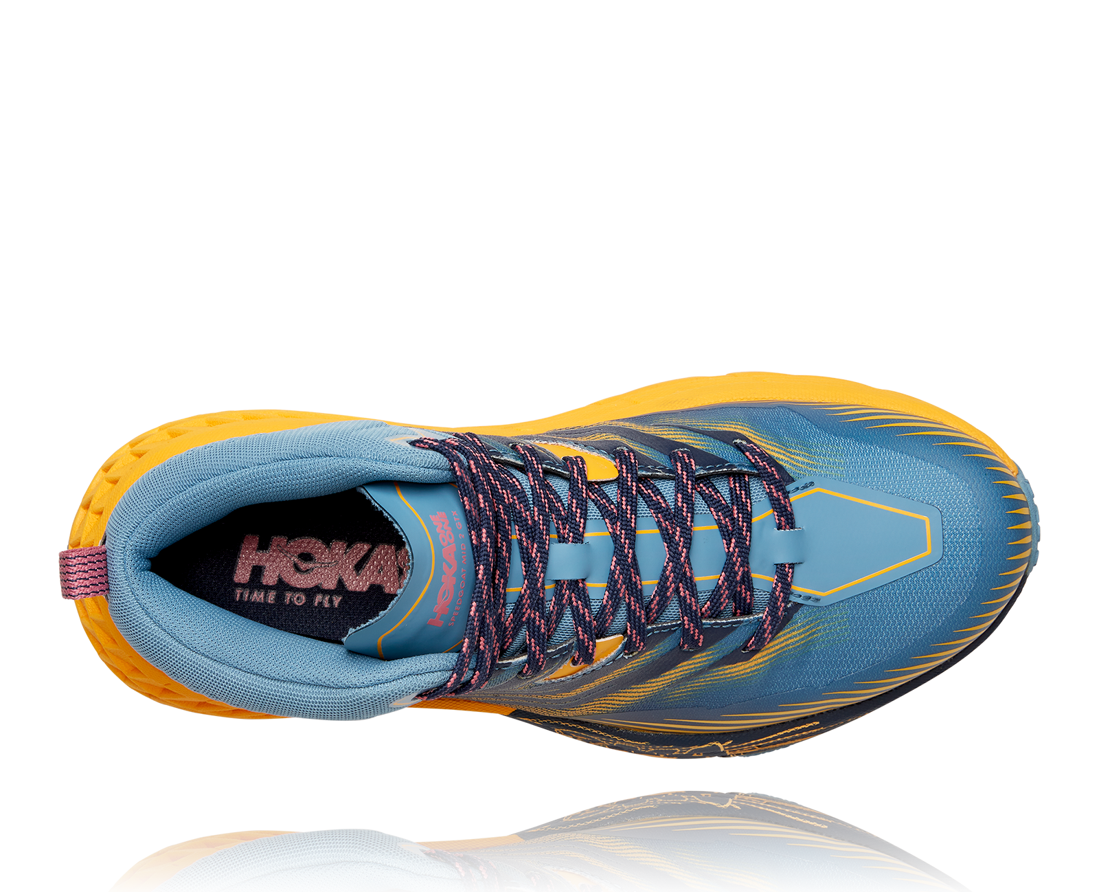 HOKA W SPEEDGOAT MID GTX PROVINCIAL BLUE / SAFFRON