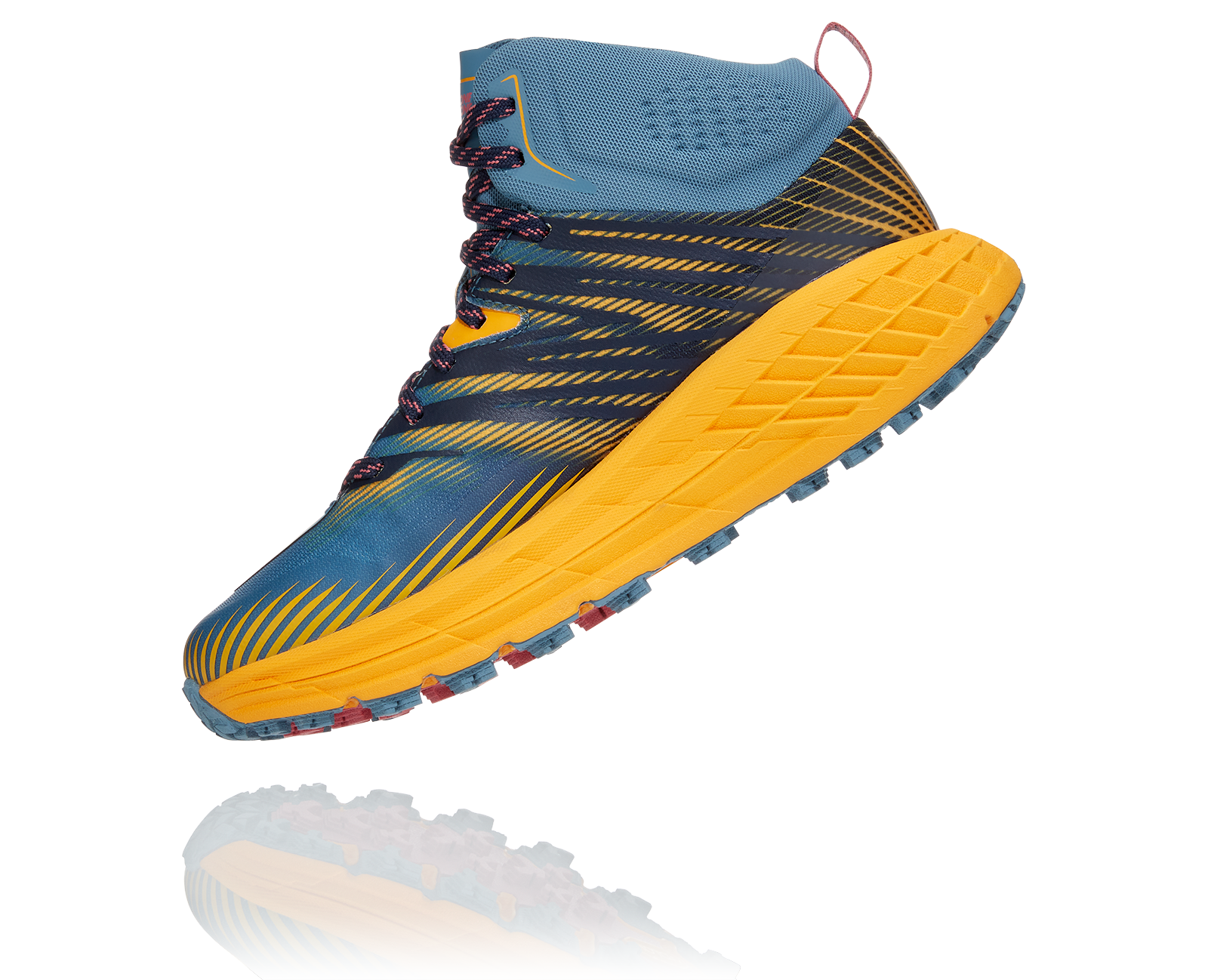 HOKA W SPEEDGOAT MID GTX PROVINCIAL BLUE / SAFFRON