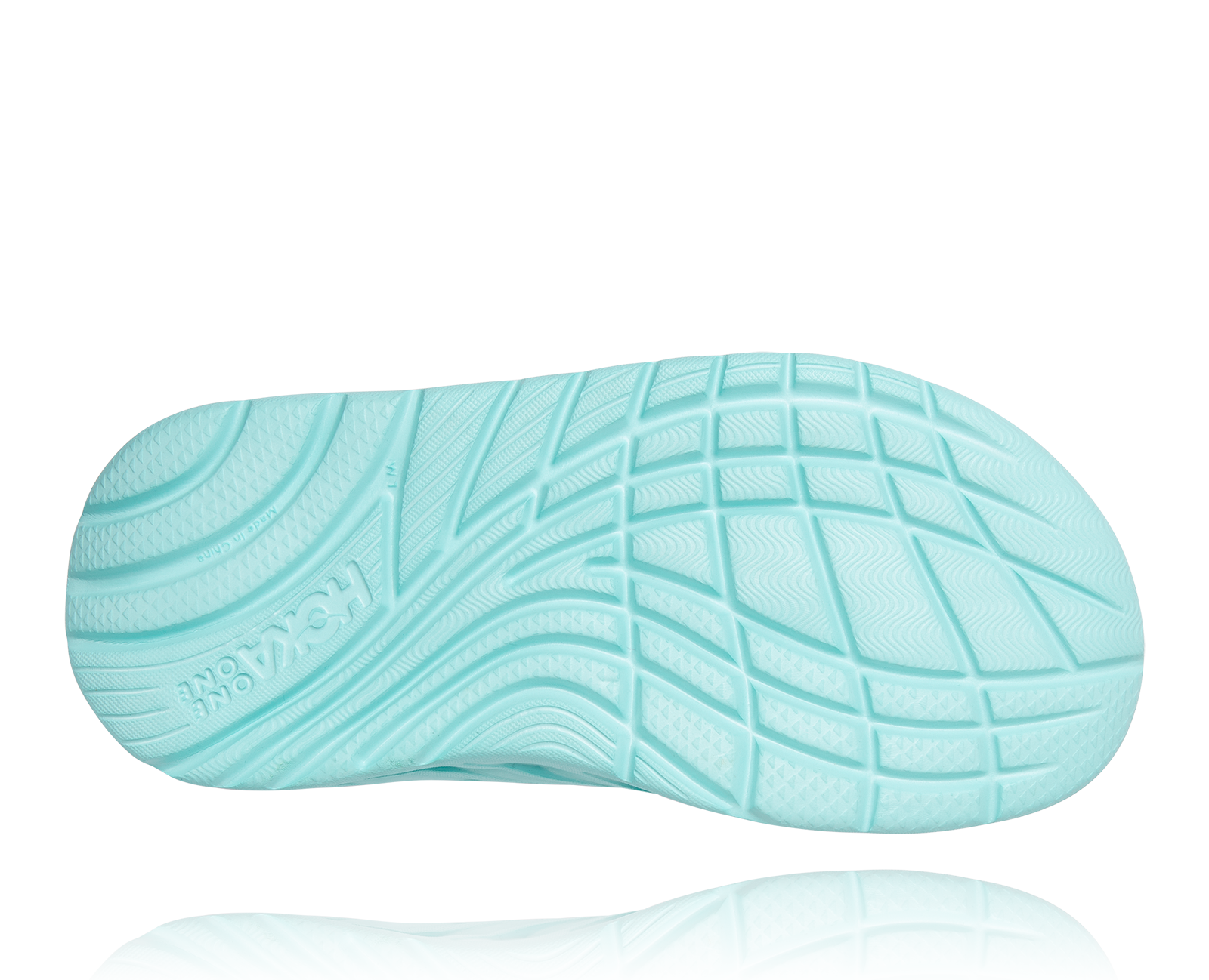 HOKA ORA RECOVERY SLIDE WHITE / BLUE TINT