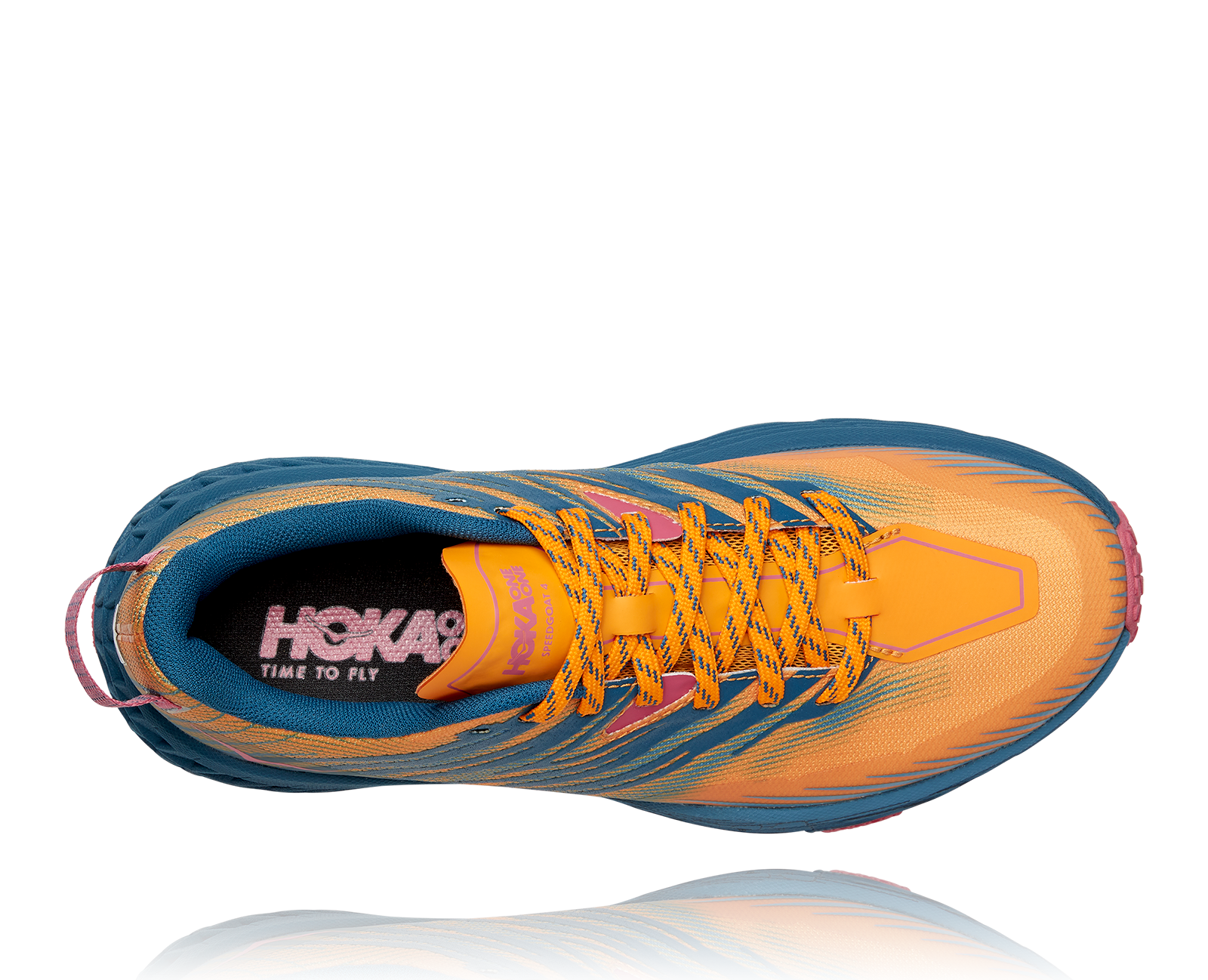 HOKA SPEEDGOAT 4 W SAFFRON / PROVINCIAL BLUE