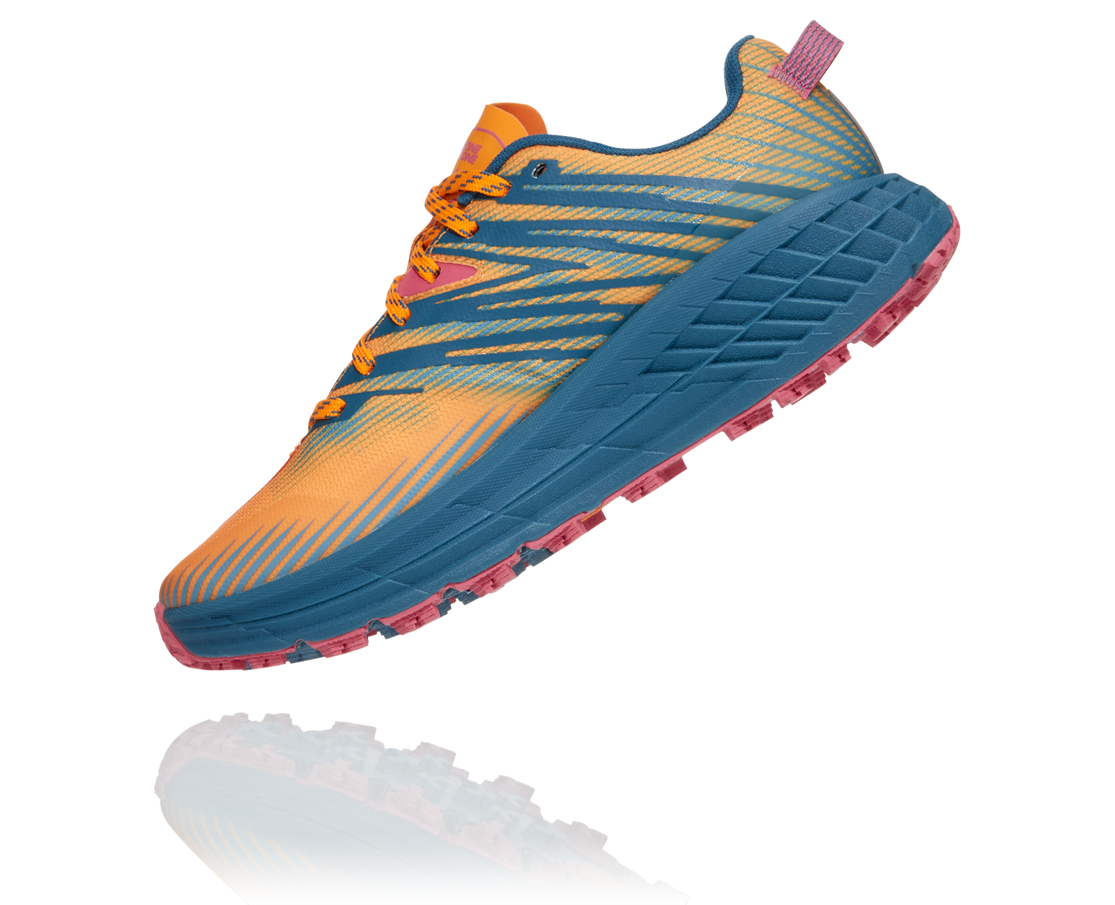 HOKA SPEEDGOAT 4 W SAFFRON / PROVINCIAL BLUE