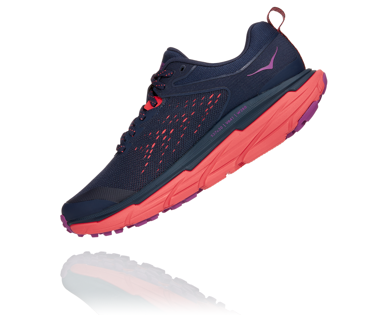 HOKA CHALLENGER ATR 6 W BLACK IRIS / HOT CORAL