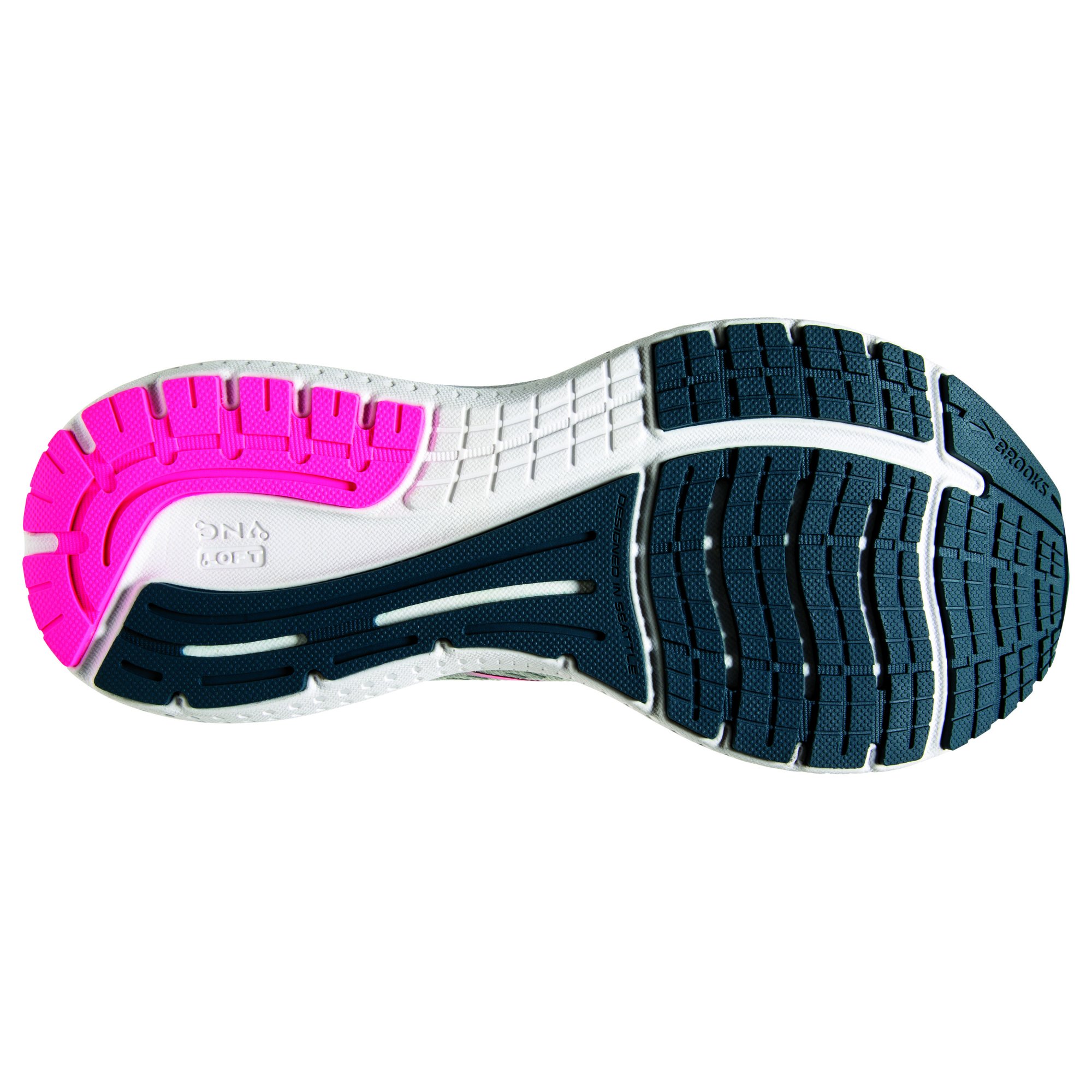 BROOKS Glycerin 19 W Ice Flow/Navy/Pink