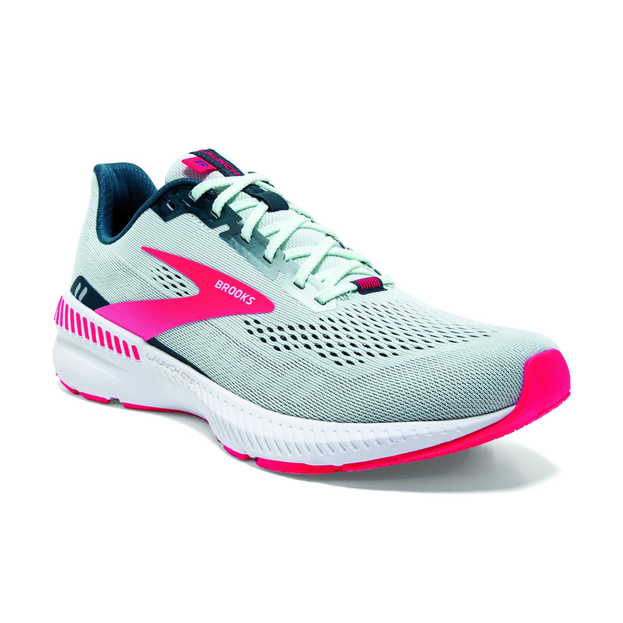 BROOKS Launch GTS 8 W Ice Flow/Navy/Pink