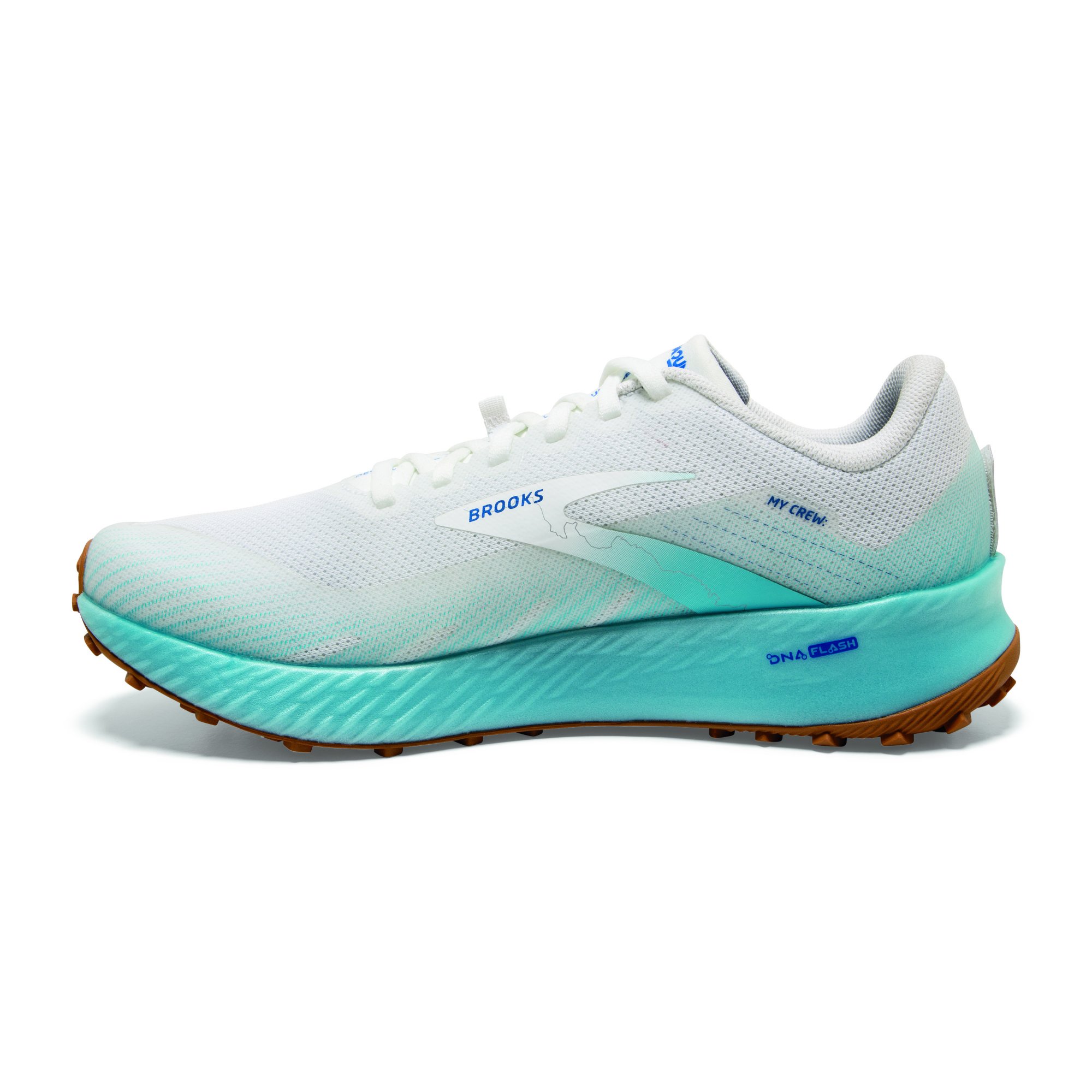 BROOKS Catamount White/Iced Aqua/Blue 