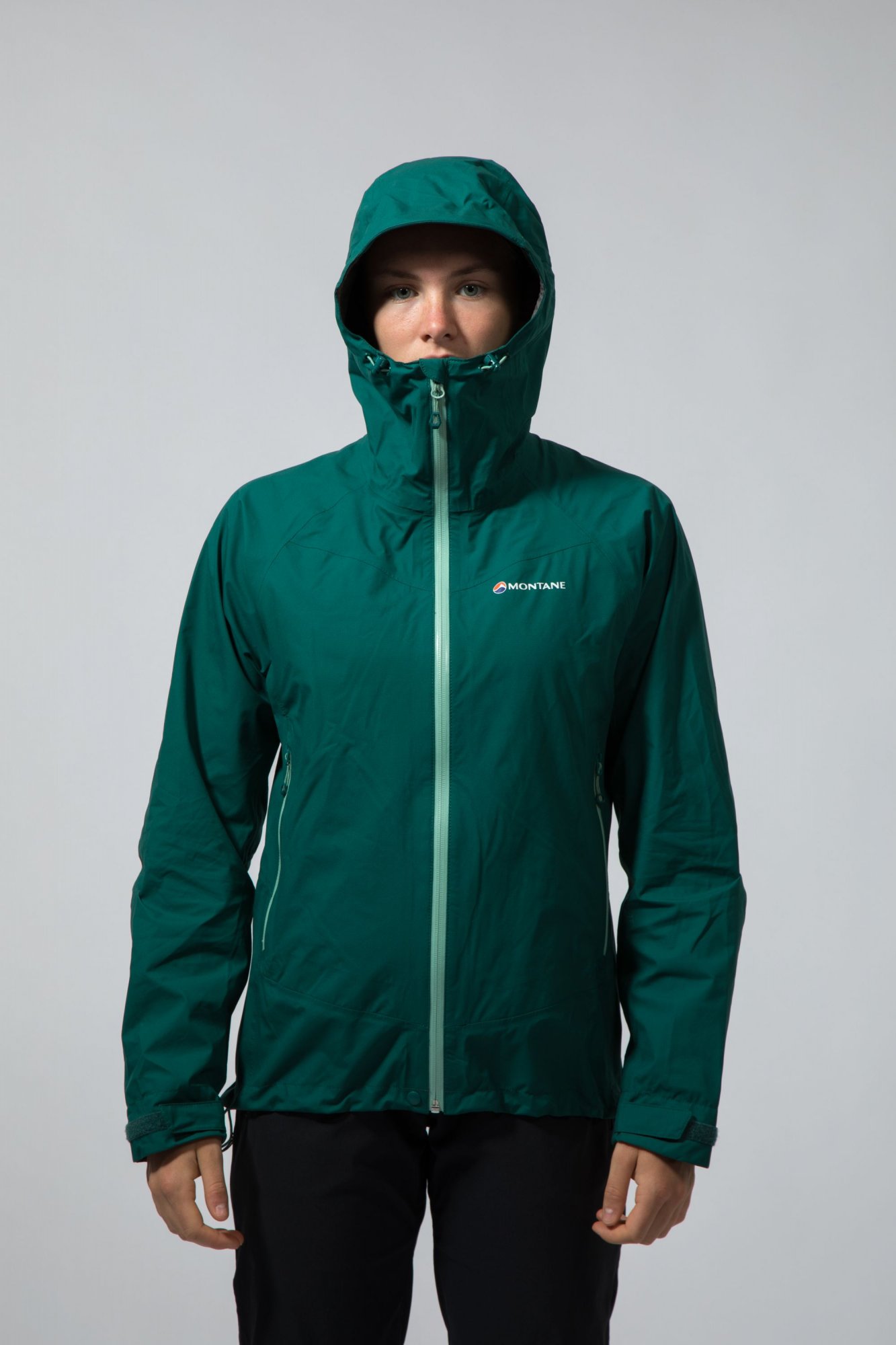 MONTANE WOMENS PAC PLUS JACKET WAKAME GREEN