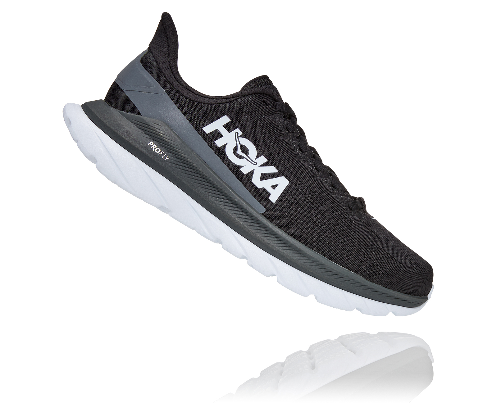 HOKA MACH 4 BLACK / DARK SHADOW