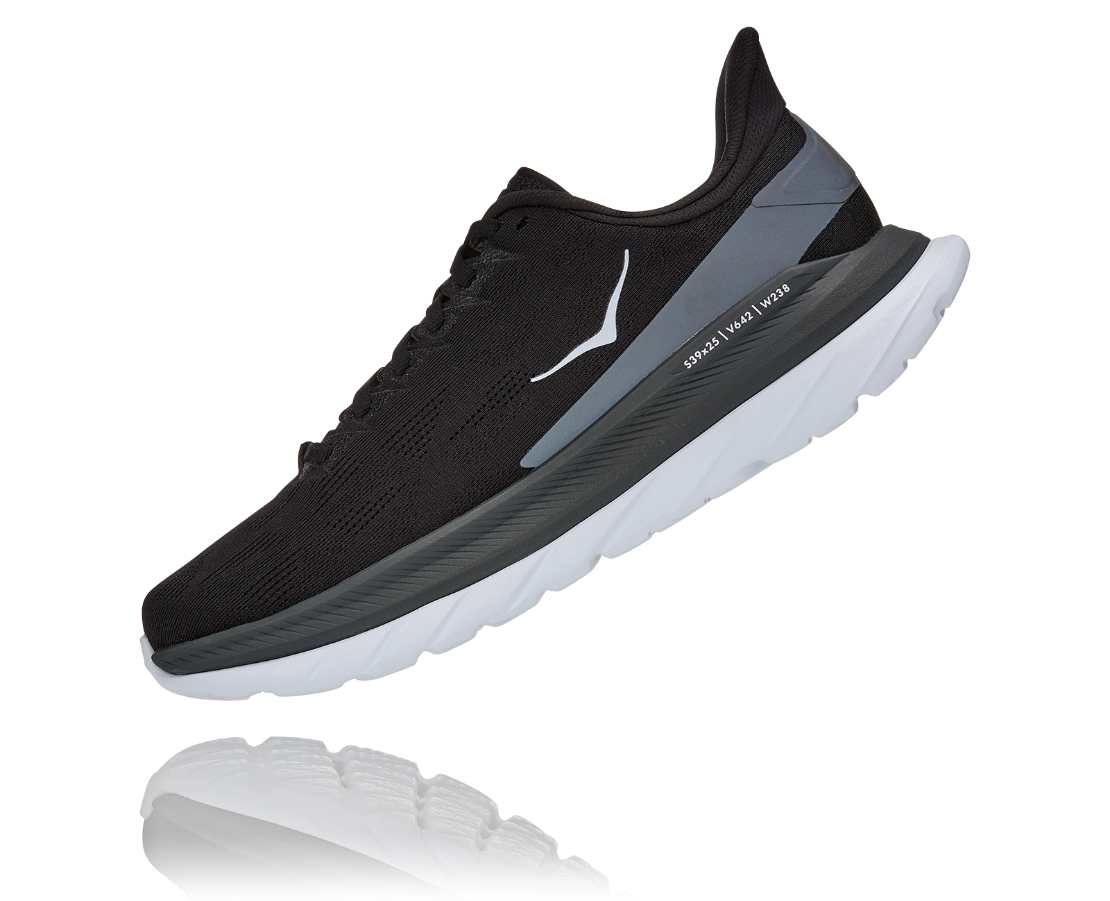 HOKA MACH 4 BLACK / DARK SHADOW