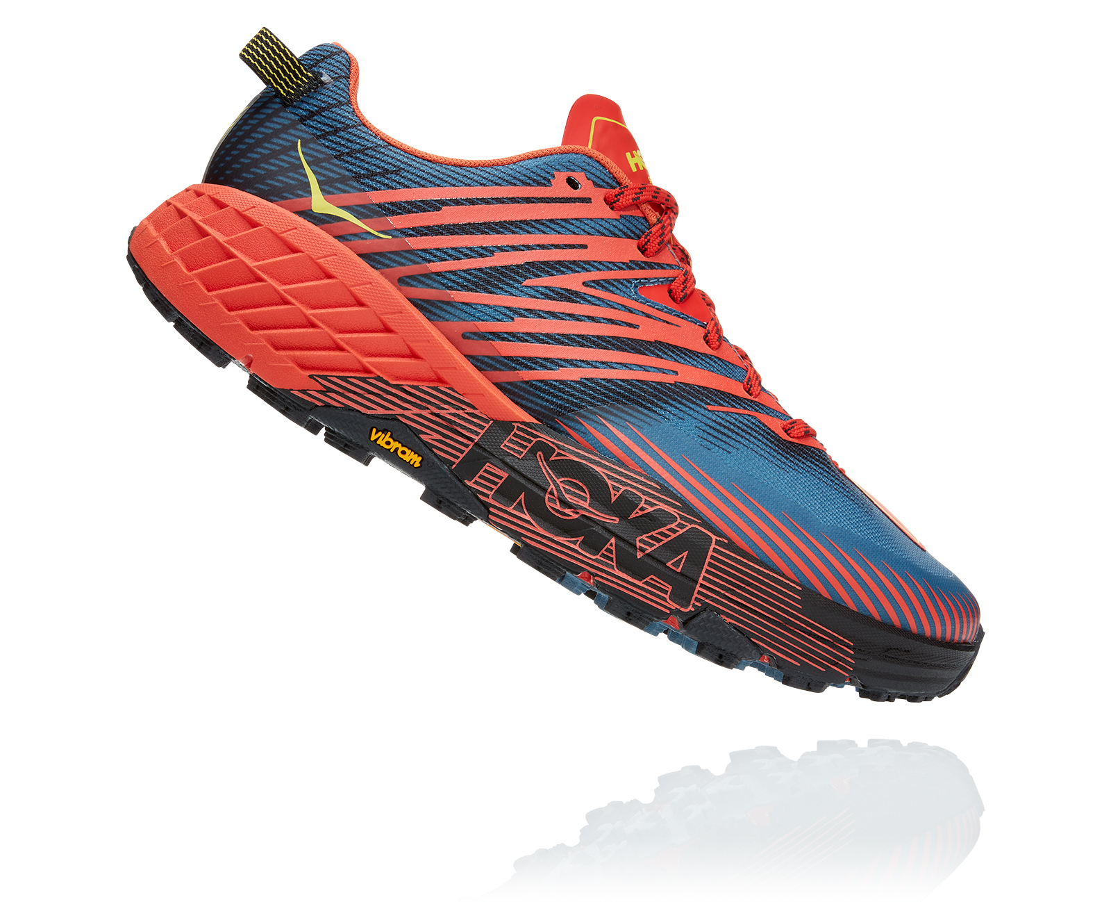 HOKA SPEEDGOAT 4 WIDE FIESTA / PROVINCIAL BLUE