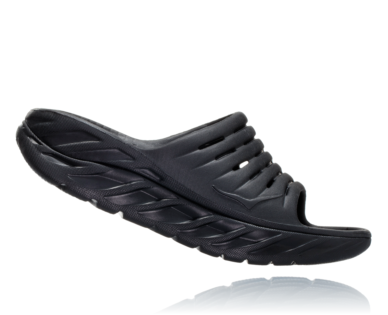 HOKA ORA RECOVERY SLIDE BLACK / BLACK