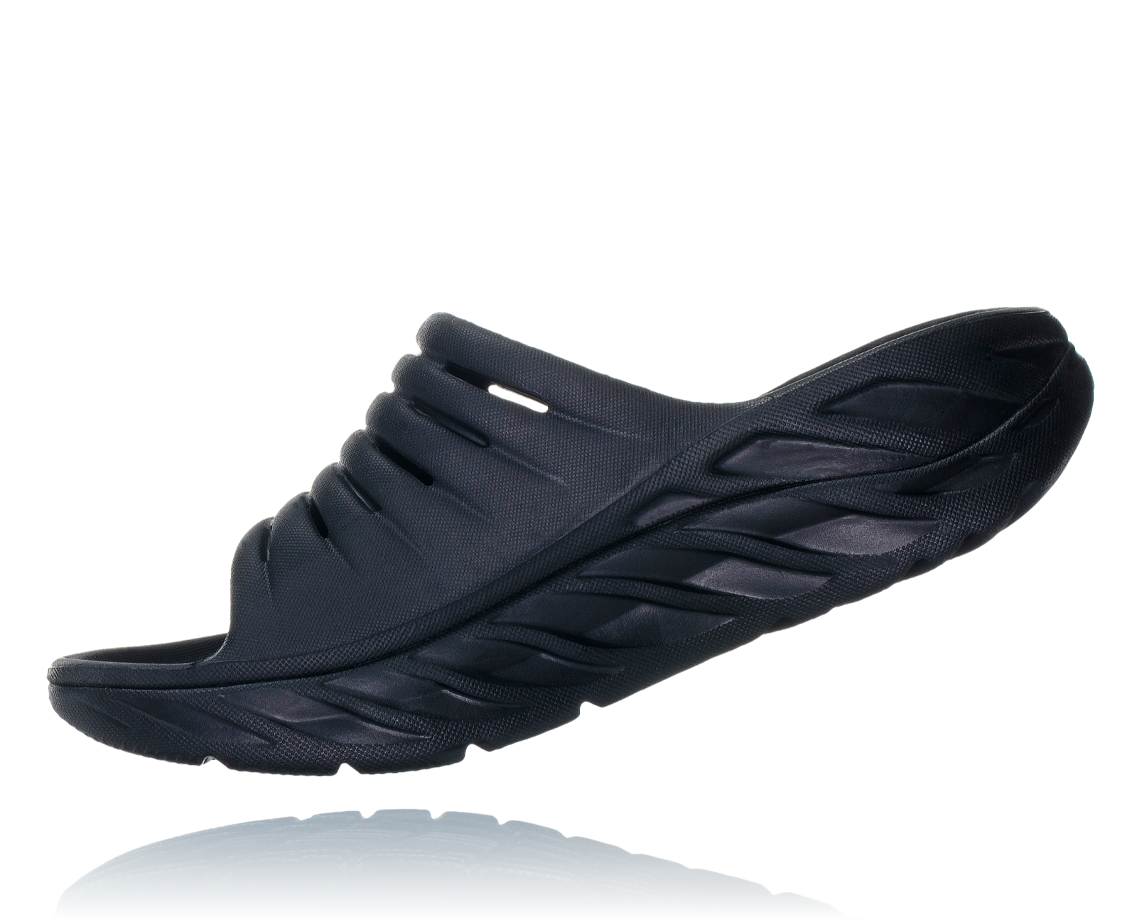 HOKA ORA RECOVERY SLIDE BLACK / BLACK