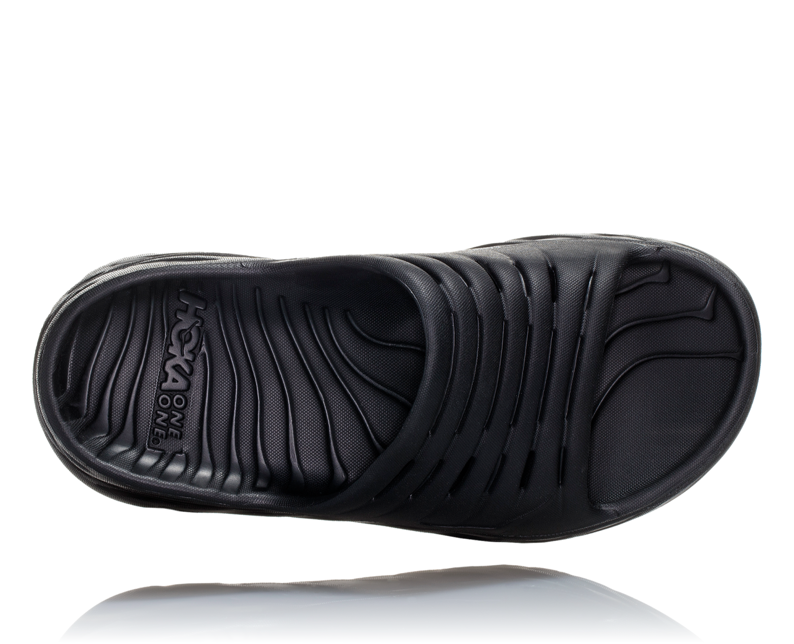 HOKA ORA RECOVERY SLIDE BLACK / BLACK