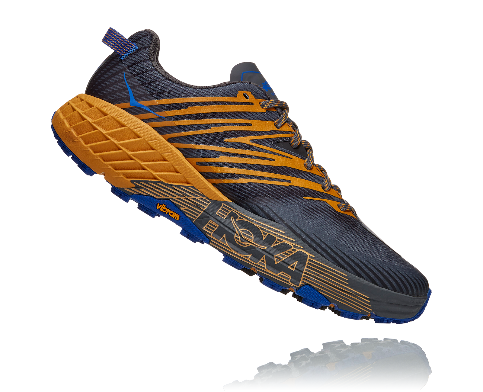 HOKA SPEEDGOAT 4 CASTLEROCK/GOLDEN YELLOW