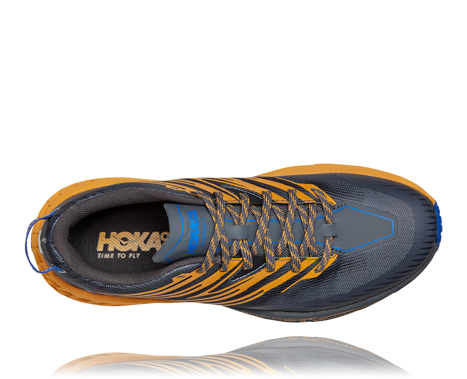 HOKA SPEEDGOAT 4 CASTLEROCK/GOLDEN YELLOW