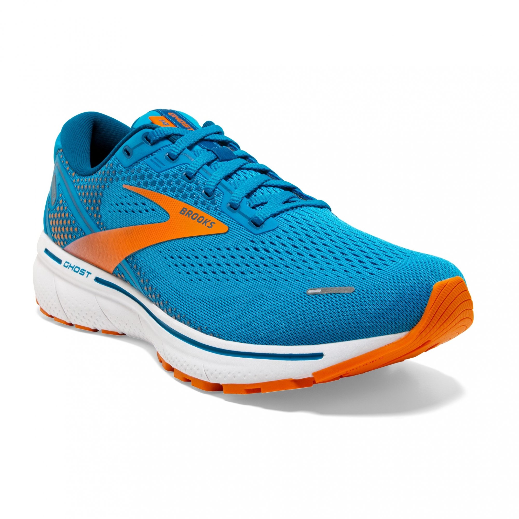 BROOKS Ghost 14 Vivid Blue/Orange/White