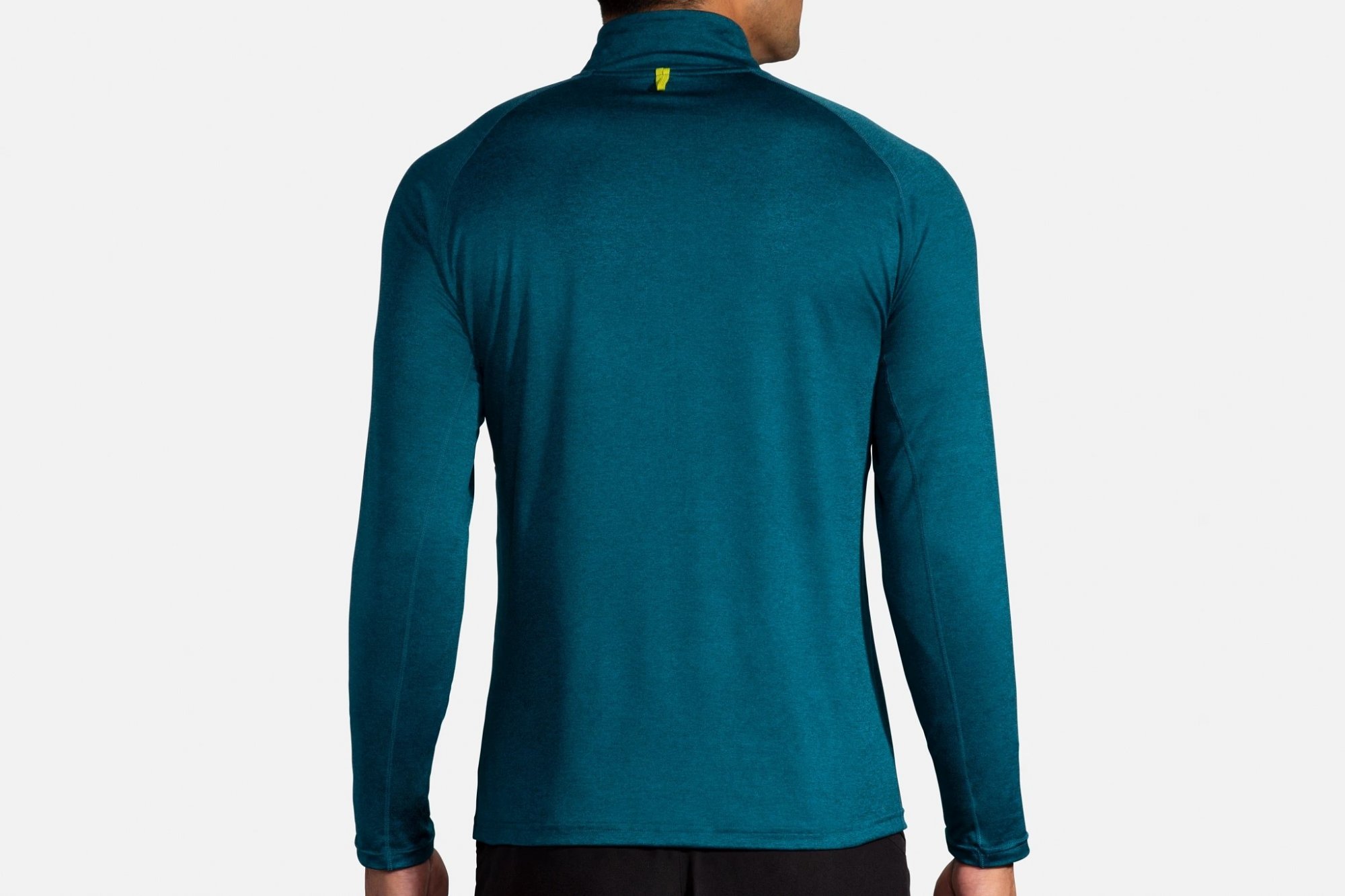 BROOKS Dash 1/2 Zip Heather Alpine/Bright Moss