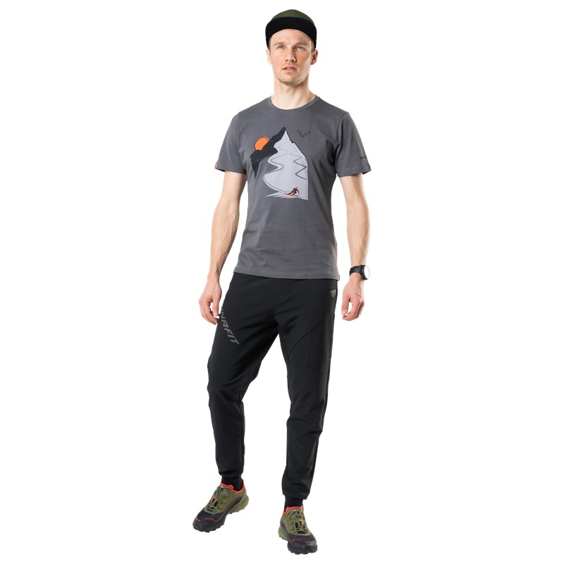 DYNAFIT 24/7 Artist Series Cotton T-Shirt Men Magnet