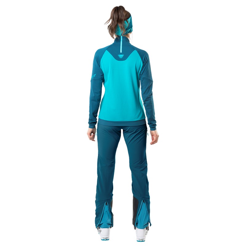 DYNAFIT Speed Polartec® 1/2 Zip Women Petrol