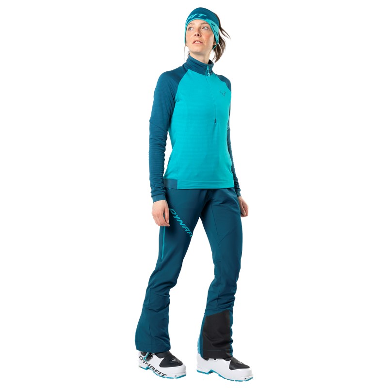 DYNAFIT Speed Polartec® 1/2 Zip Women Petrol