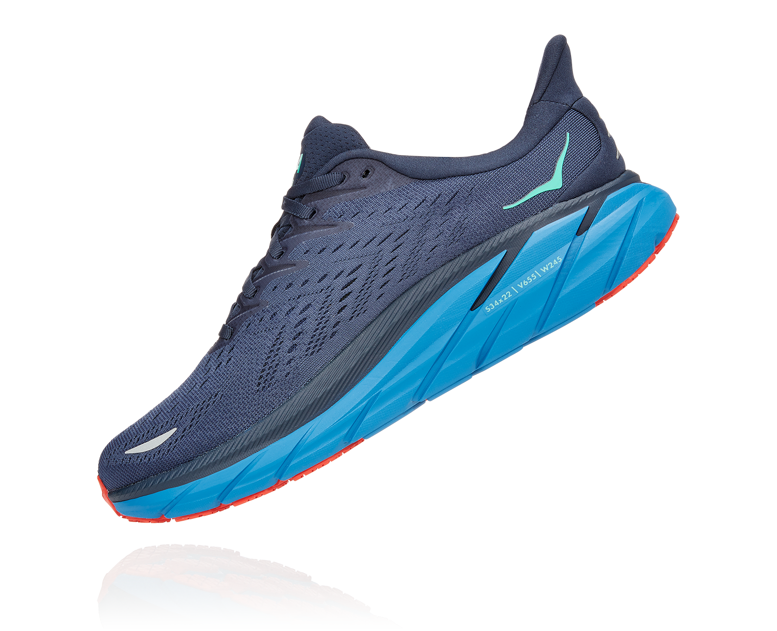 XXX HOKA CLIFTON 8 OUTER SPACE / VALLARTA BLUE