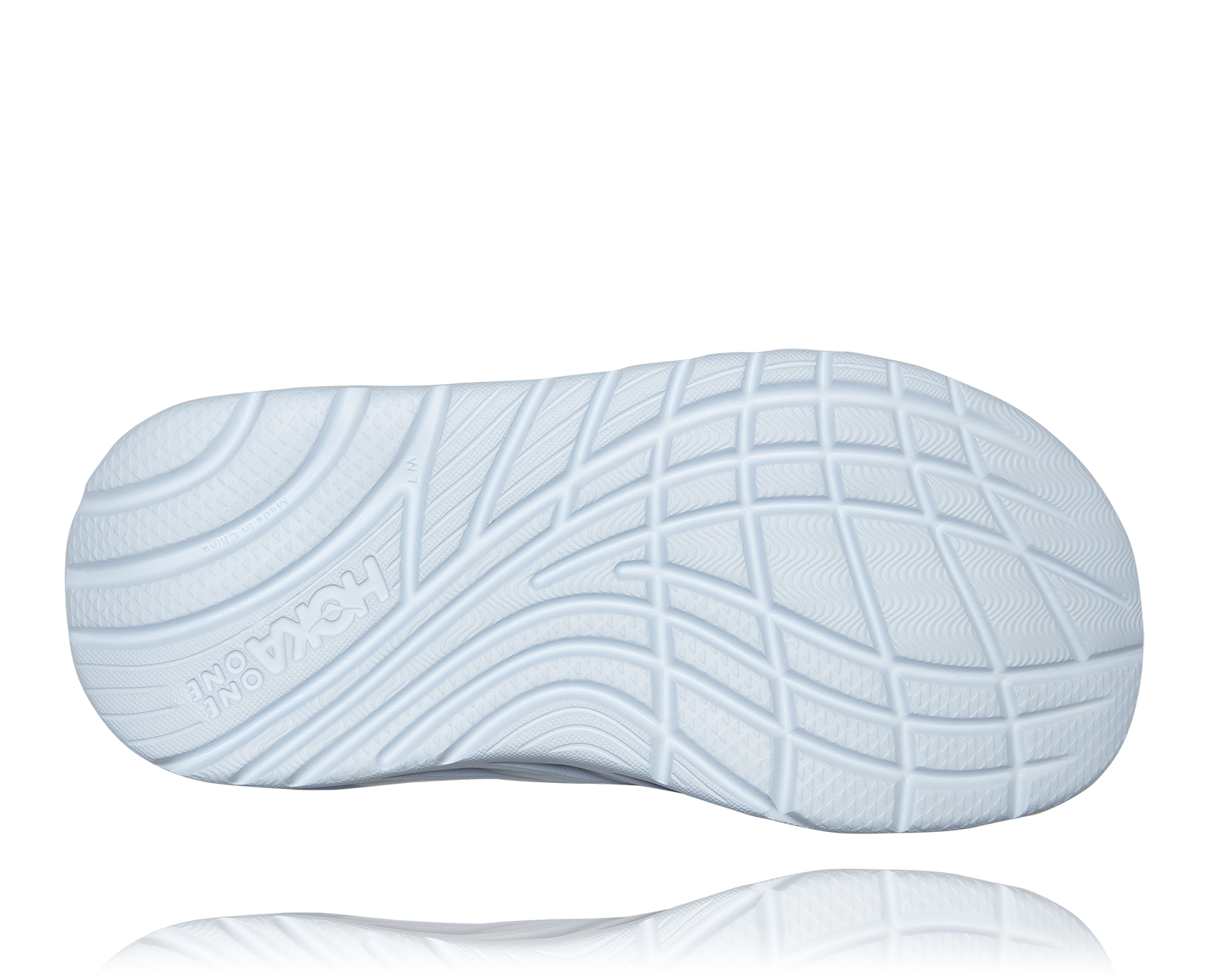 HOKA ORA RECOVERY SLIDE W WHITE / BLUE TINT