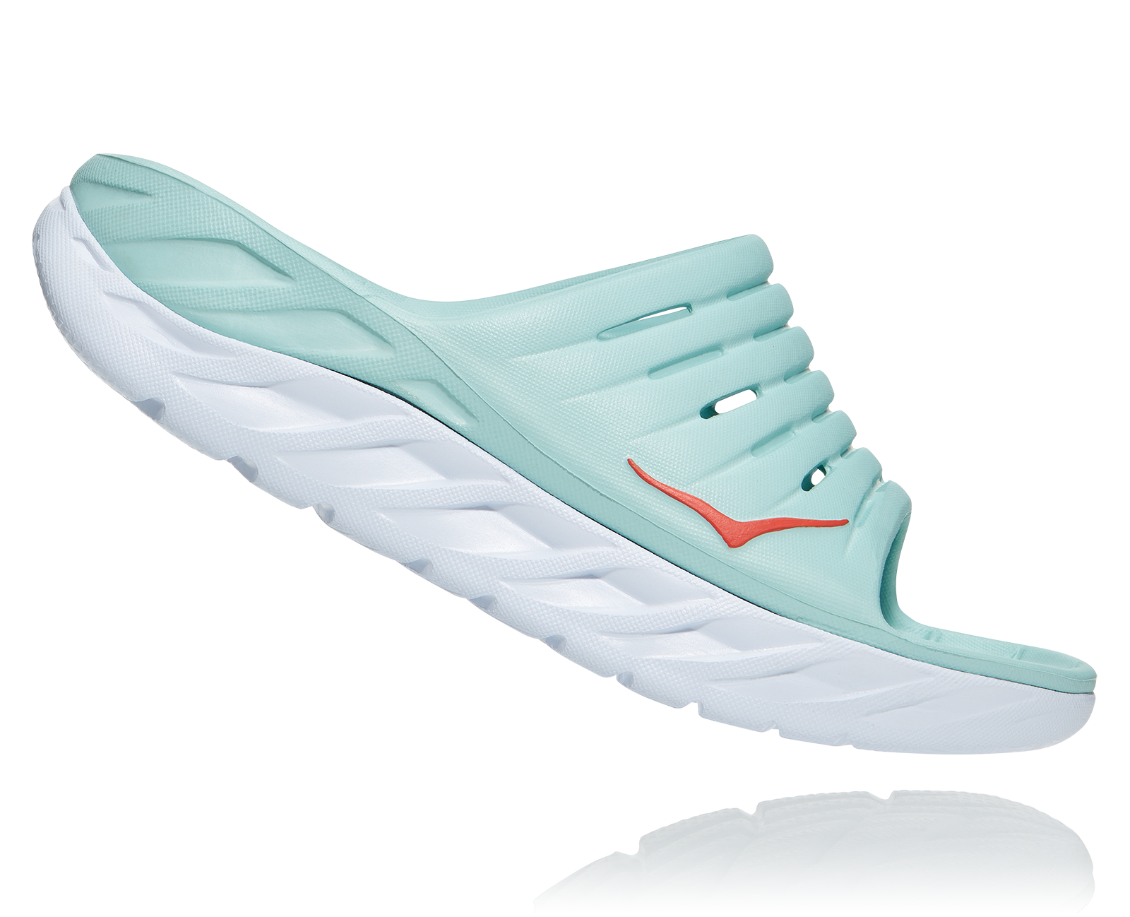 HOKA ORA RECOVERY SLIDE W WHITE / BLUE TINT