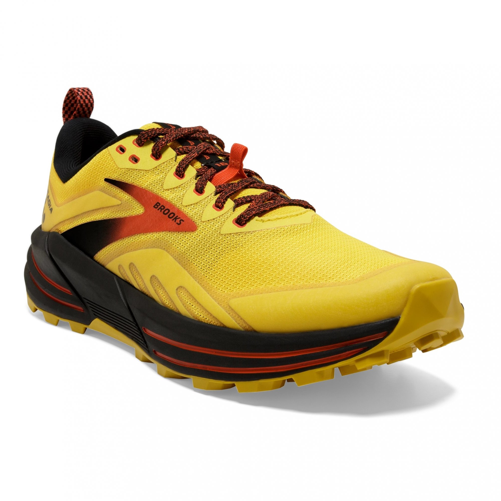 BROOKS Cascadia 16 Yellow/Black/Grenadine