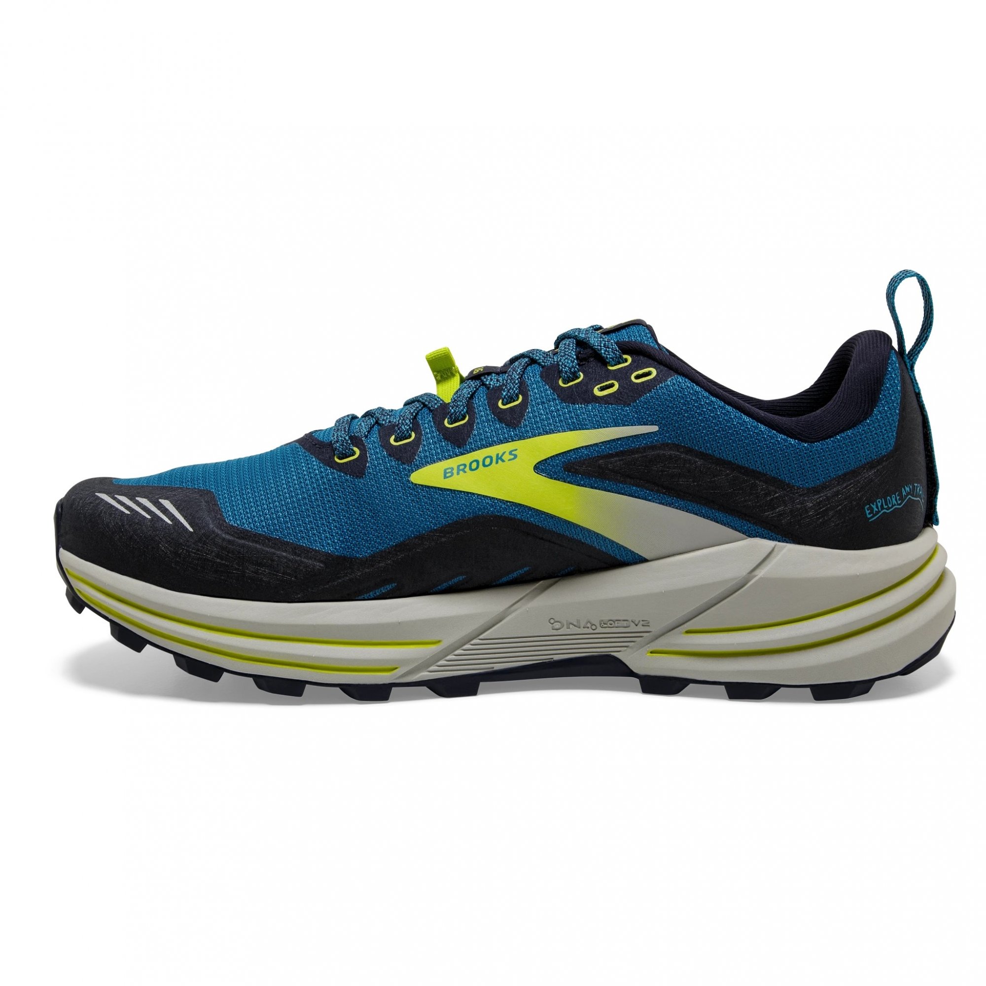 BROOKS Cascadia 16 Mykonos Blue/Peacoat/Lime