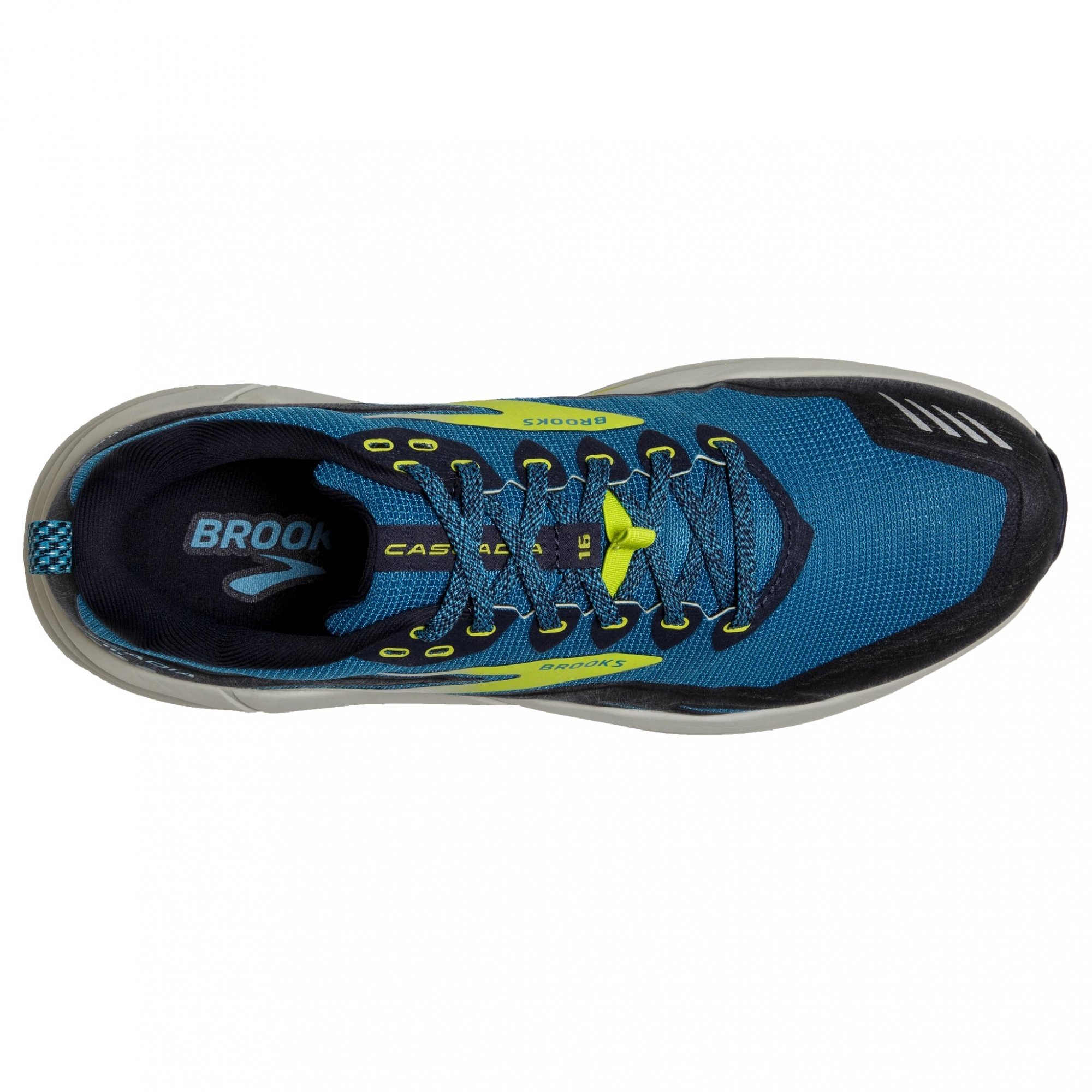 BROOKS Cascadia 16 Mykonos Blue/Peacoat/Lime