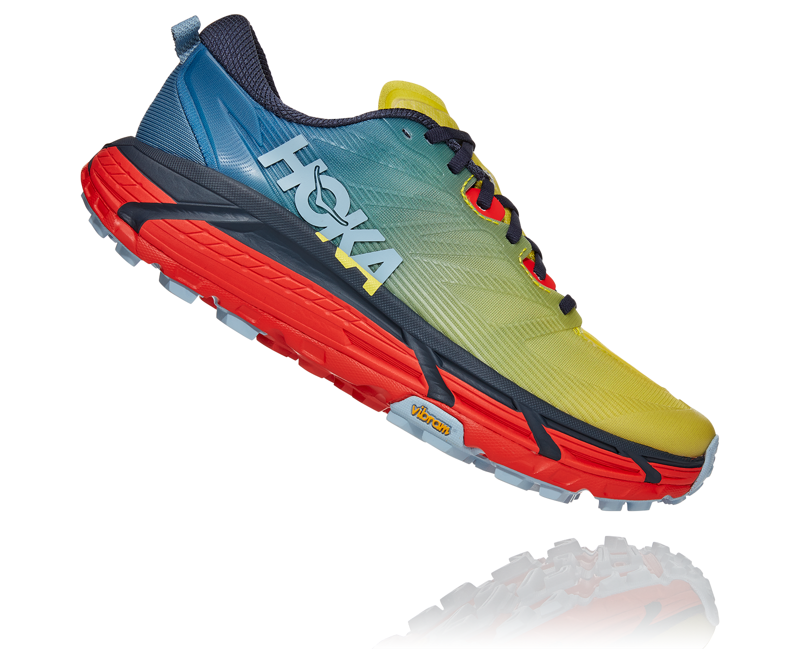 HOKA MAFATE SPEED 3 PROVINCIAL BLUE / FIESTA