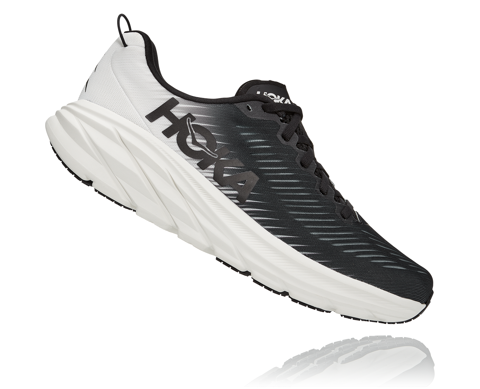 HOKA RINCON 3 WIDE BLACK / WHITE