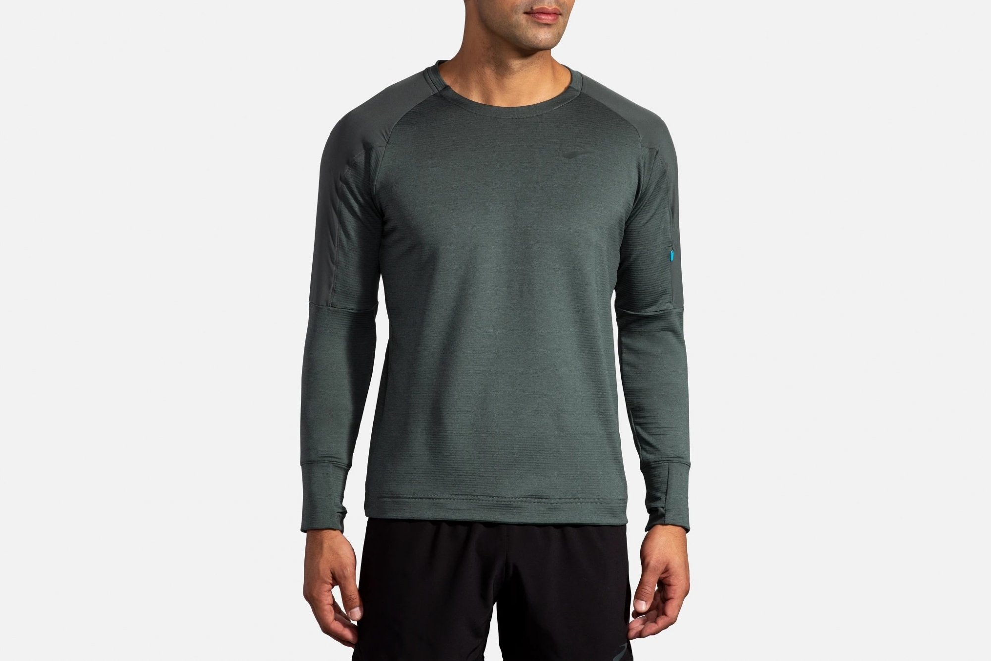 BROOKS Notch Thermal Long Sleeve Dark Oyster