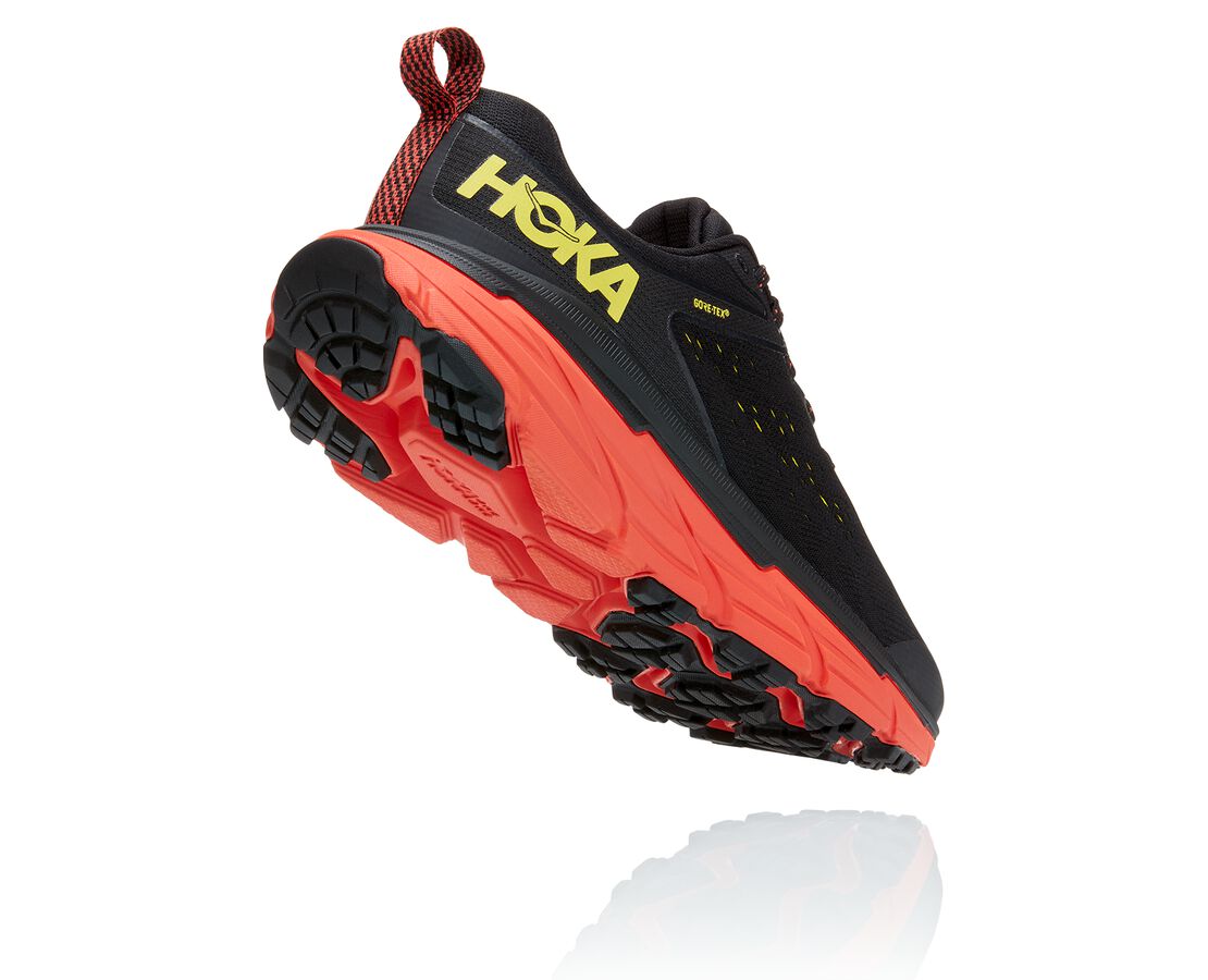 HOKA CHALLENGER ATR 6 GTX BLACK / GREEN SHEEN