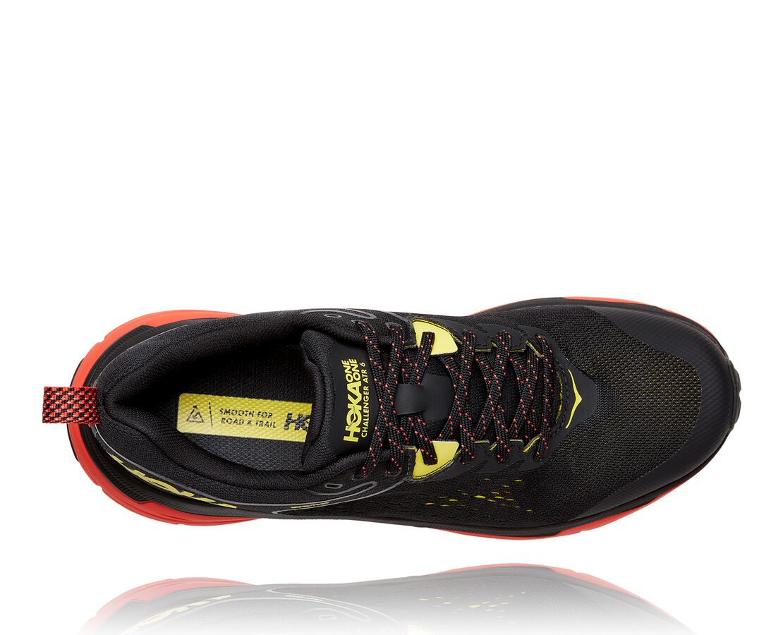 HOKA CHALLENGER ATR 6 GTX BLACK / GREEN SHEEN