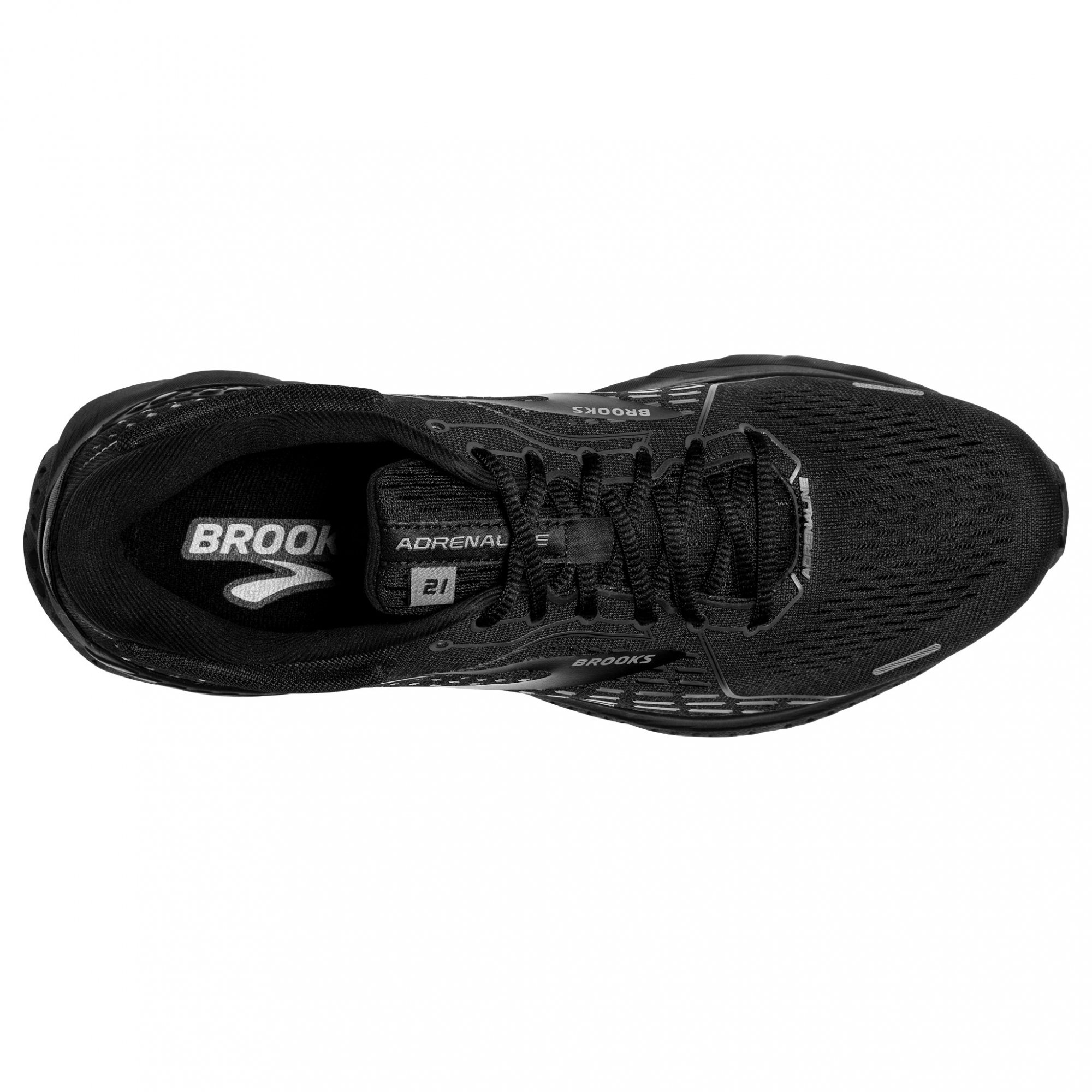 XXX BROOKS Adrenaline GTS 21 WIDE Black/Black/Ebony