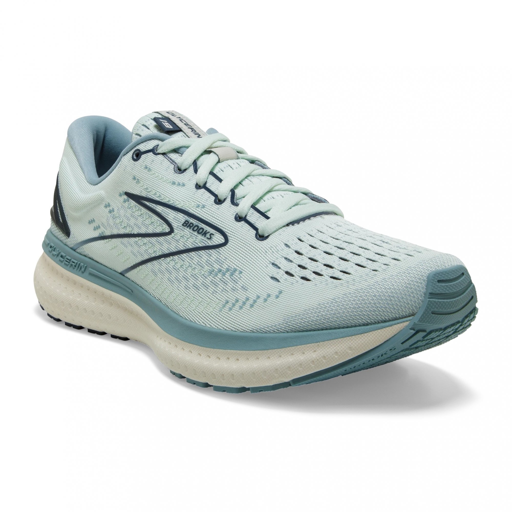 XXX BROOKS Glycerin 19 W Aqua Glass/Whisper White/Navy