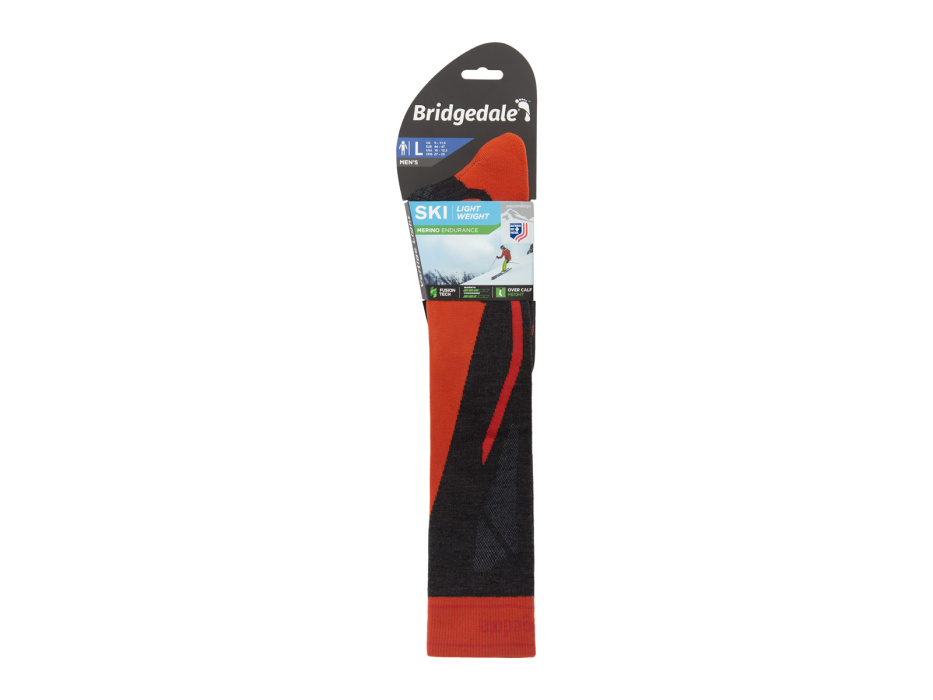 BRIDGEDALE SKI LIGHTWEIGHT M Graphite/Orange