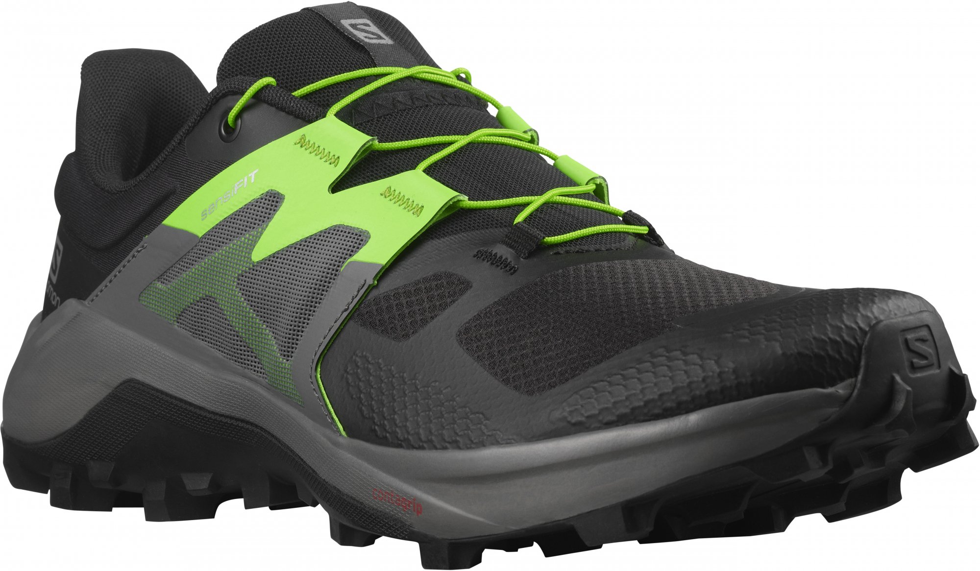 SALOMON WILDCROSS 2 Black/Quiet Shade/Green Gecko