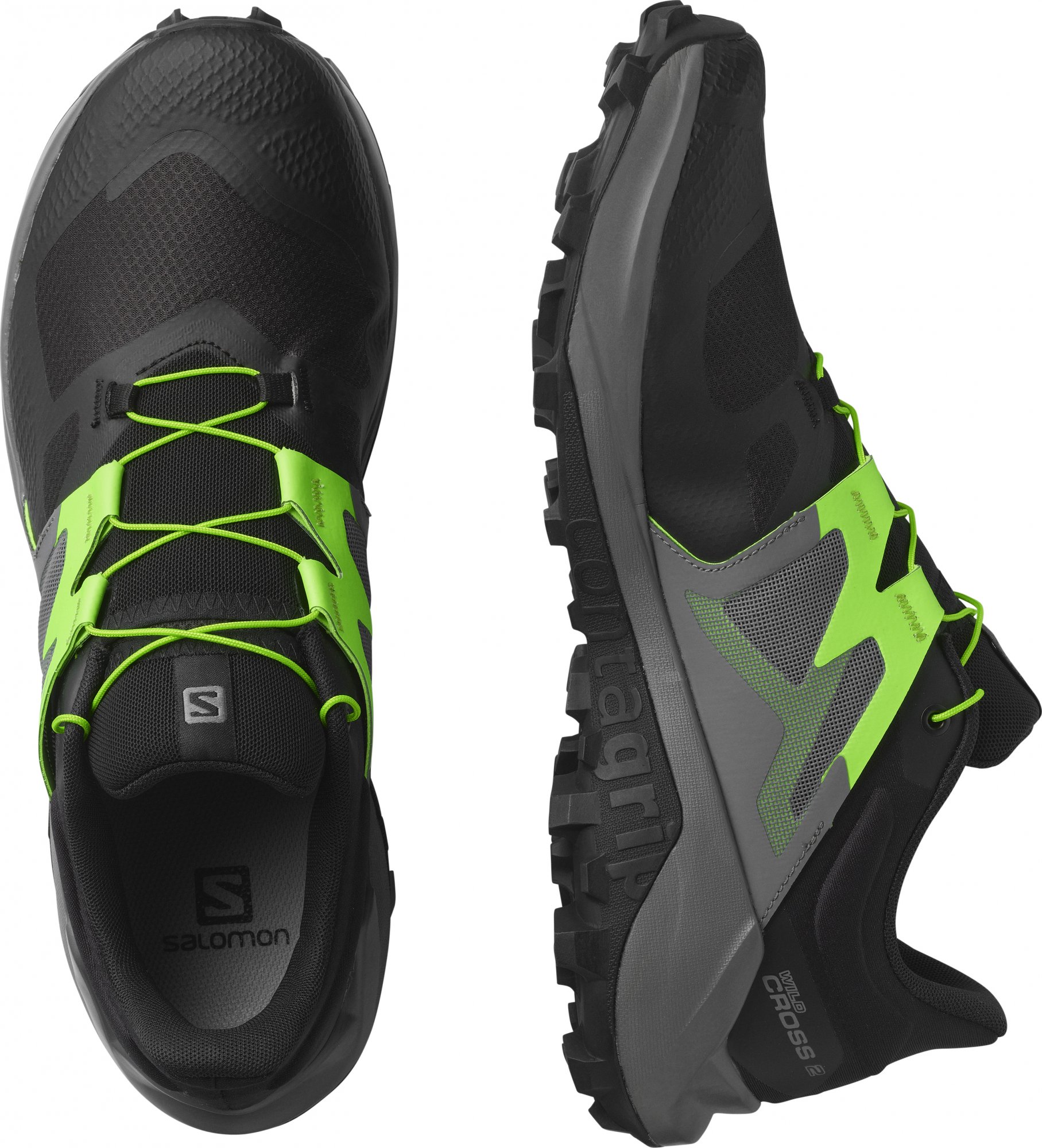 SALOMON WILDCROSS 2 Black/Quiet Shade/Green Gecko