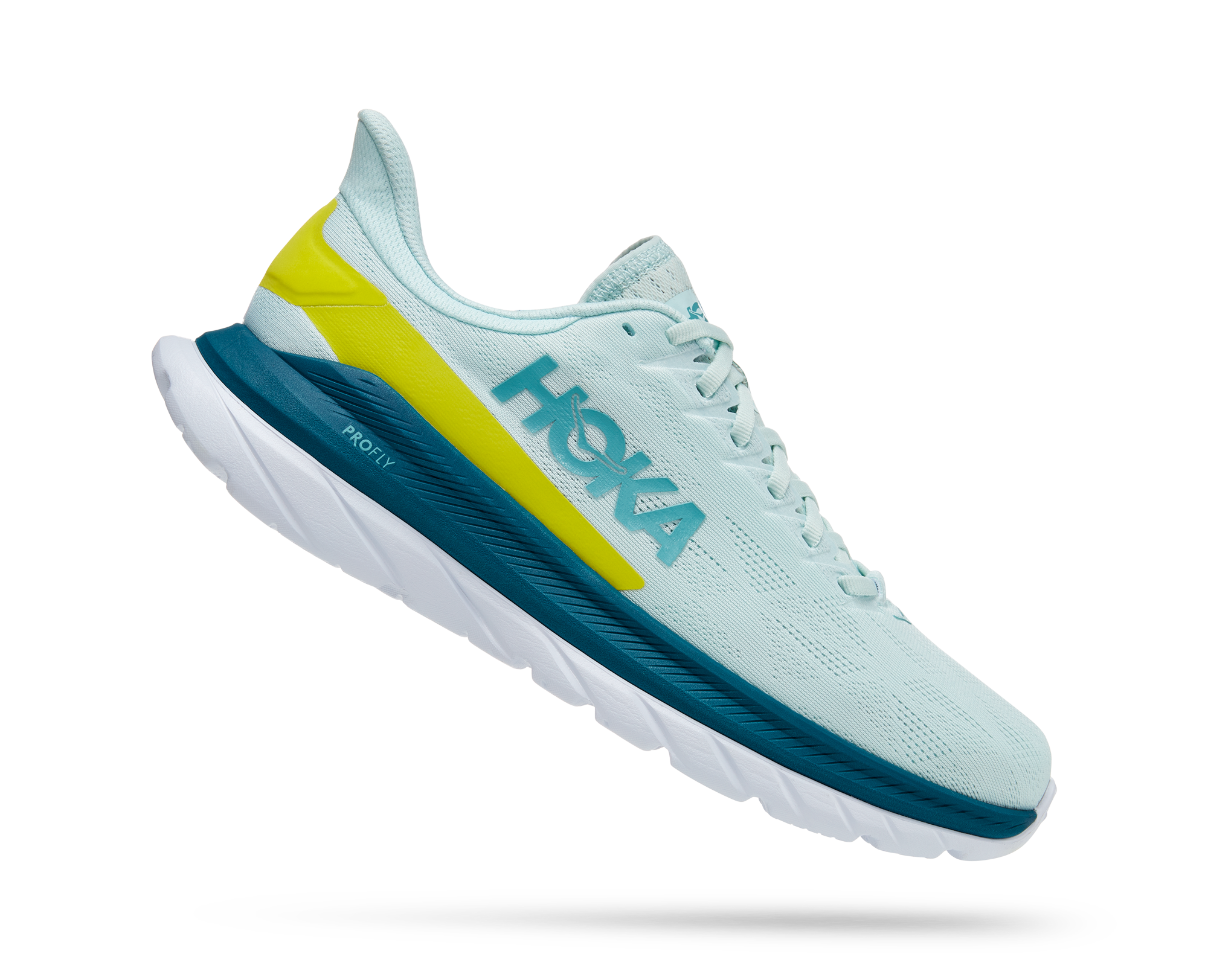 HOKA MACH 4 BLUE GLASS / EVENING PRIMROSE