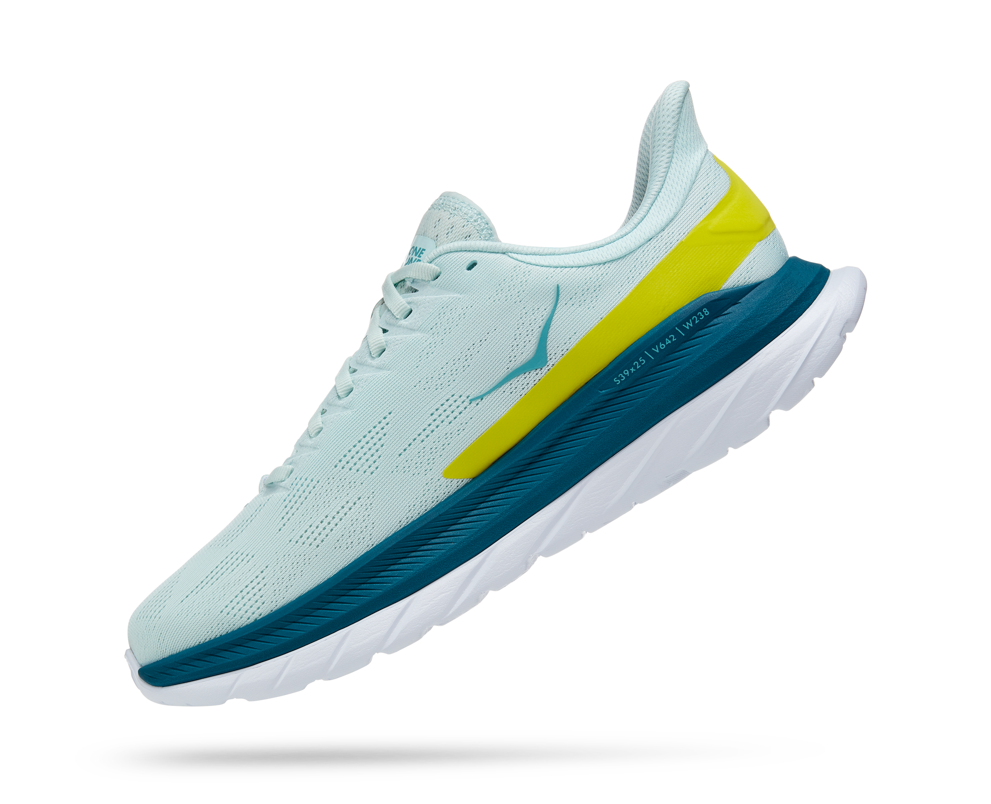 HOKA MACH 4 BLUE GLASS / EVENING PRIMROSE