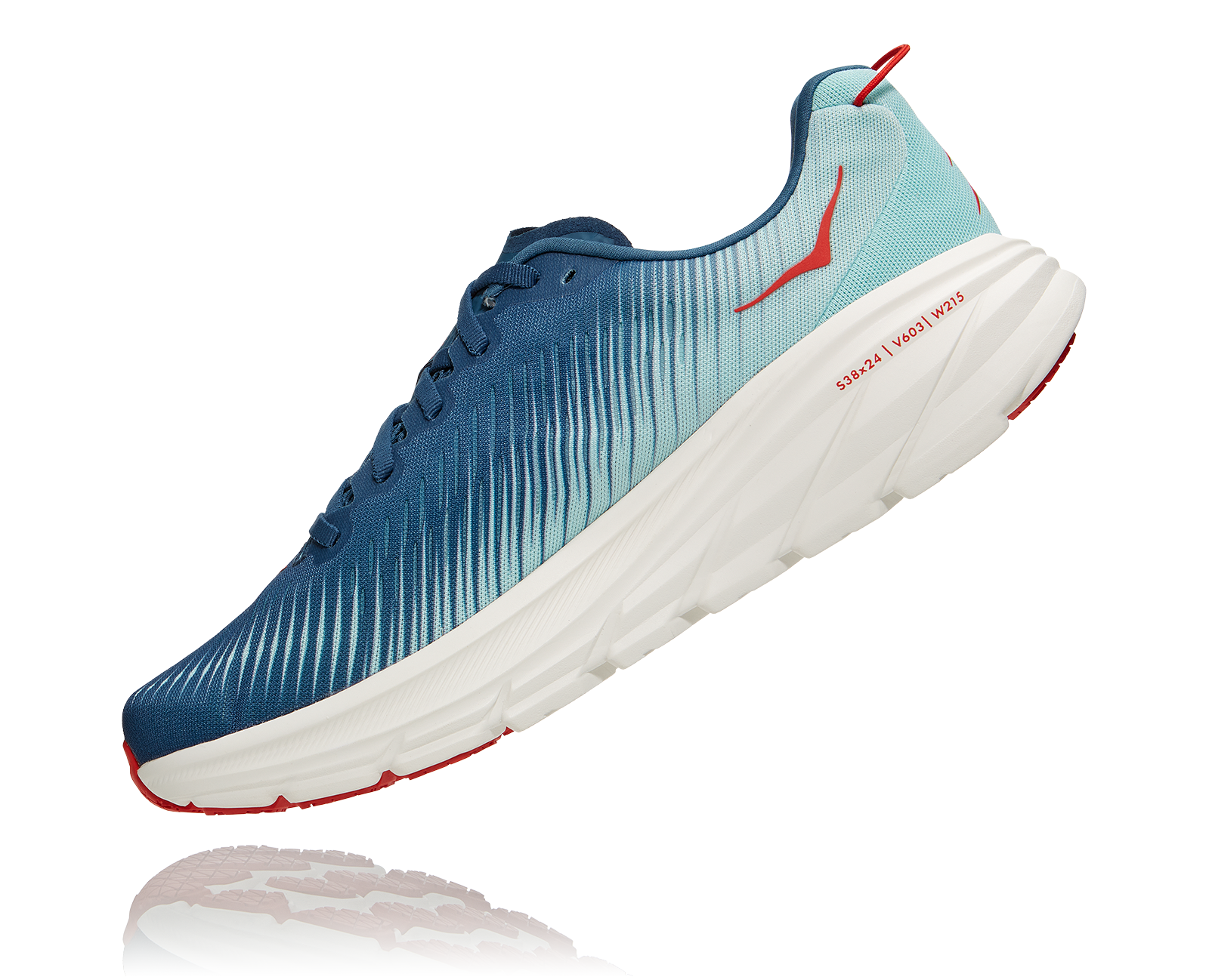 HOKA RINCON 3 WIDE REAL TEAL / EGGSHELL BLUE